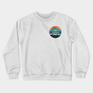 Japanese Mountains Small Graphic Crewneck Sweatshirt